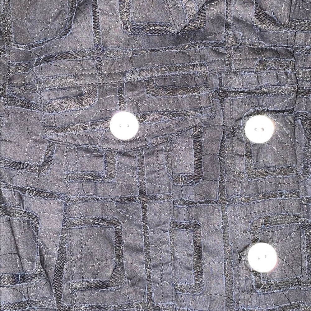 😍RUBY RD. PETITES. 5 BUTTON JACKET. SHEER DESIGN - Picture 3 of 10
